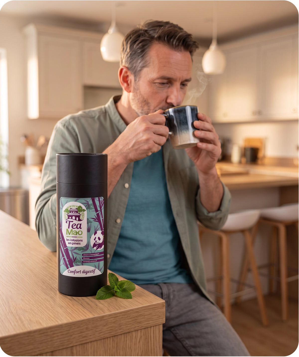 Infusion BIO Confort Digestif – mélange de plantes pour le bien-être intestinal , TEA MAO