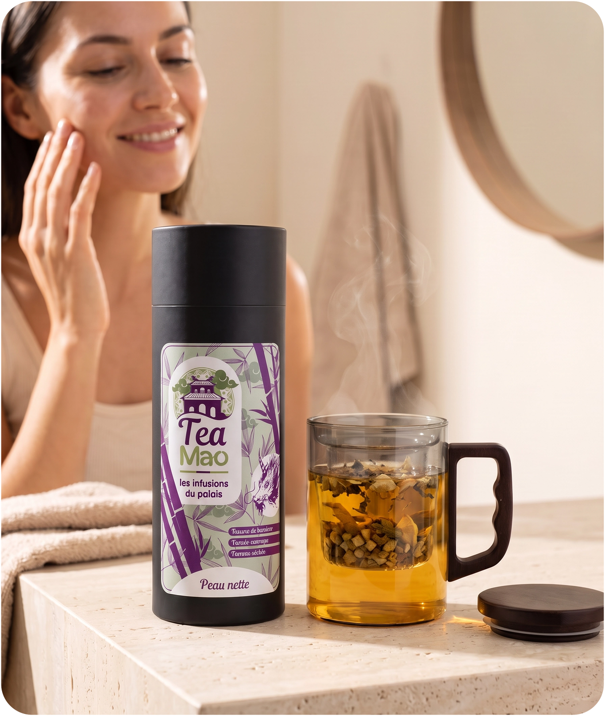 Infusion BIO Peau Nette – mélange de plantes purifiantes pour une peau saine , TEA MAO