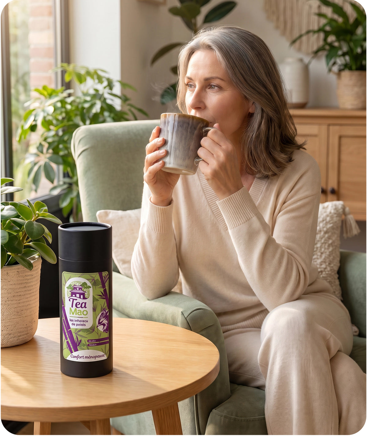Infusion BIO Confort Ménopause – mélange de plantes en vrac pour le bien-être féminin, TEA MAO