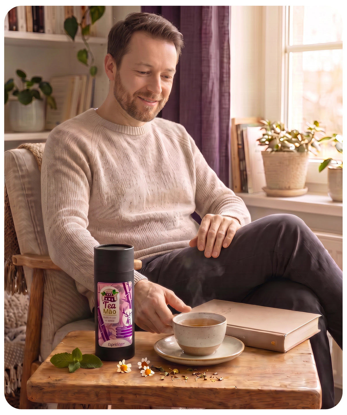 Infusion BIO Esprit Léger – mélange de plantes pour la clarté mentale et la sérénité  TEA MAO