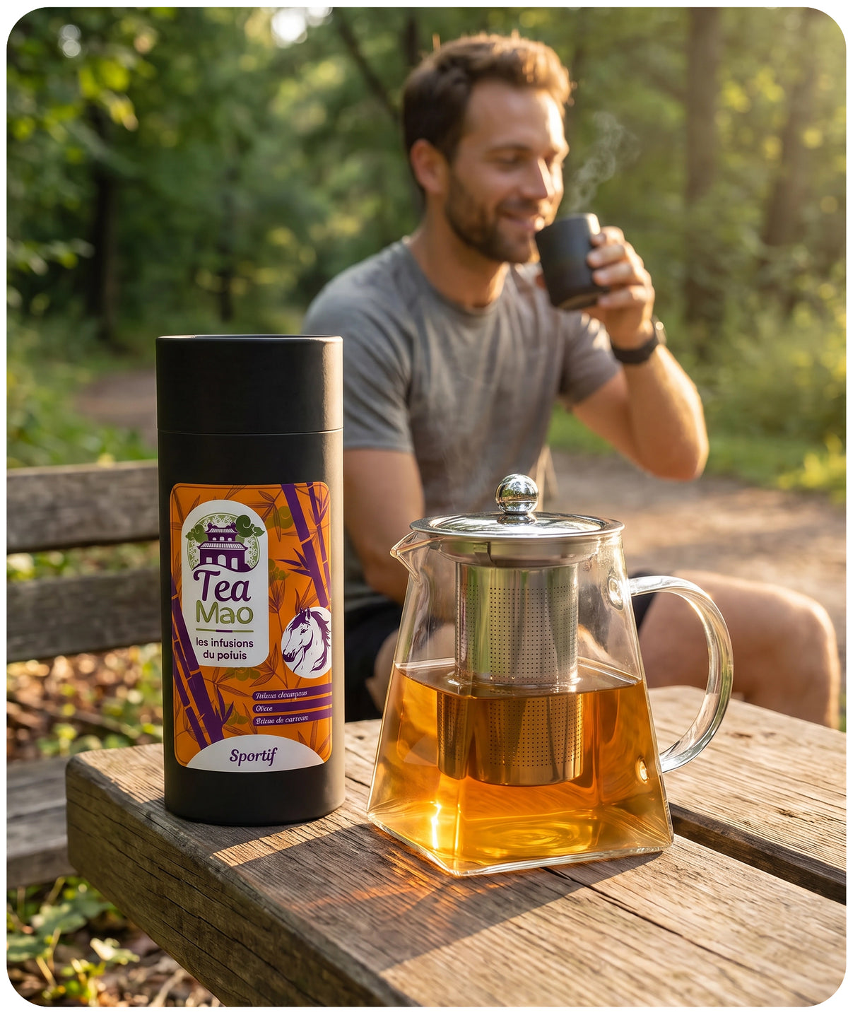 Infusion BIO Sportif – mélange de plantes pour la récupération et la performance TEA MAO
