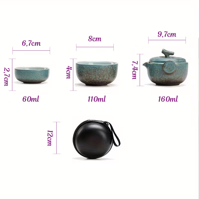 Service de voyage à infusion TEA MAO – ensemble portable pour préparer ses infusions en déplacement